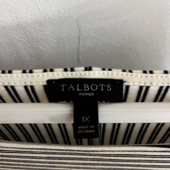 Talbots - 1X stripped quarter length shirt - Picture 5 of 9